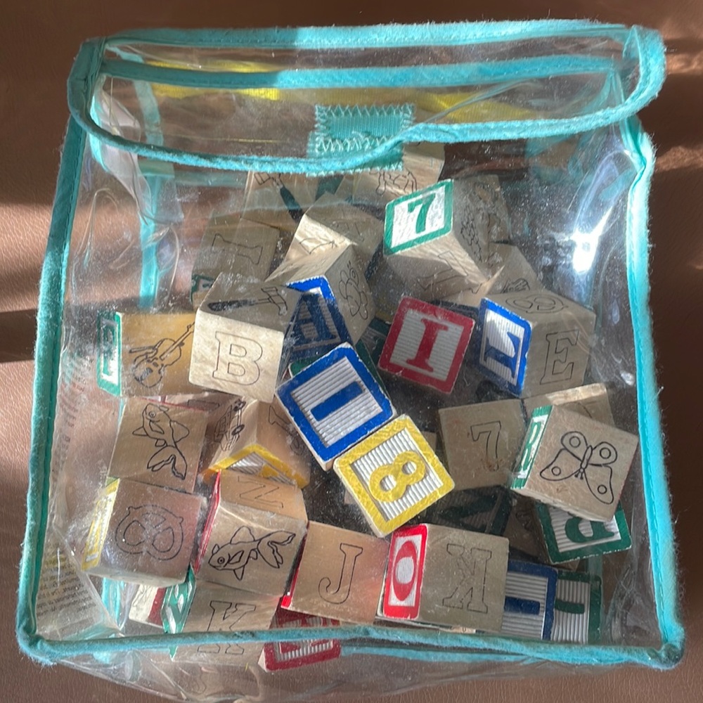 Scholastic children Game 50 ABC Blocks and Numbers
